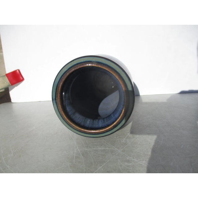 Bill Campbell Studio Flambe Vase Circa 2000's For Sale - Image 4 of 5