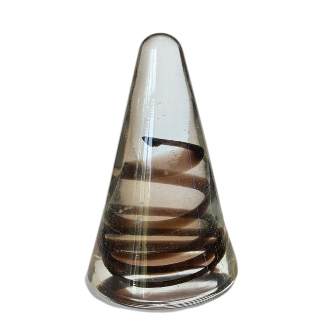 1980s Pair of Vintage Murano Glass Paperweights For Sale - Image 5 of 7