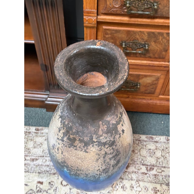 2020s Abstract Ombre Ceramic Vase, Medium For Sale - Image 5 of 12