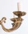 1970s Art Nouveau European Six Arm Cast Brass Chandelier For Sale In New York - Image 6 of 9