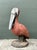 Brick Red Vintage Painted Cement Pelican Sculpture For Sale - Image 8 of 12