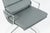 Eames Soft Pad Recliner for Herman Miller, Gray Leather Aluminum Group Lounge Chair For Sale - Image 12 of 13