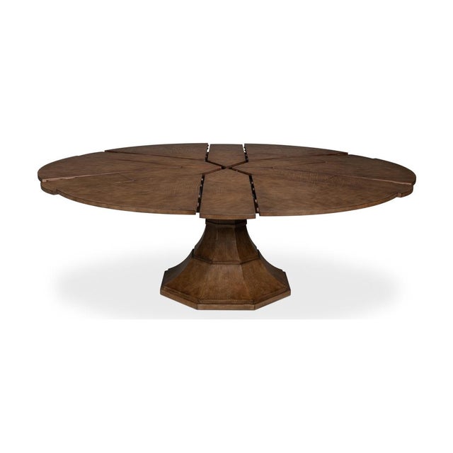 Not Yet Made - Made To Order Modern Round Dining Table - 70" For Sale - Image 5 of 11