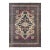 1900 11'1"x15'4" Red Antique Lavar Kerman Medallion Wool Hand Knotted Oriental Rug For Sale