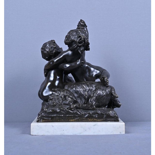 After Clodion, The Childhood of Bacchus, Late 19th Century, Bronze For Sale - Image 15 of 18