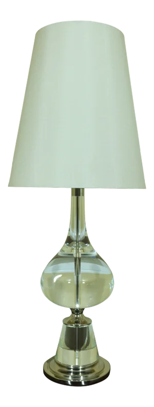Heavy Solid Crystal Modern Table Lamp