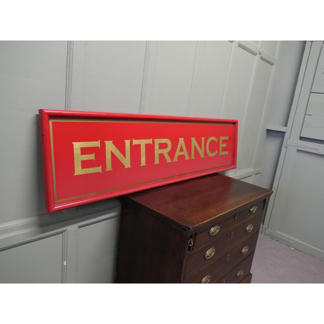 Long Entrance Sign, 1960s For Sale - Image 6 of 8