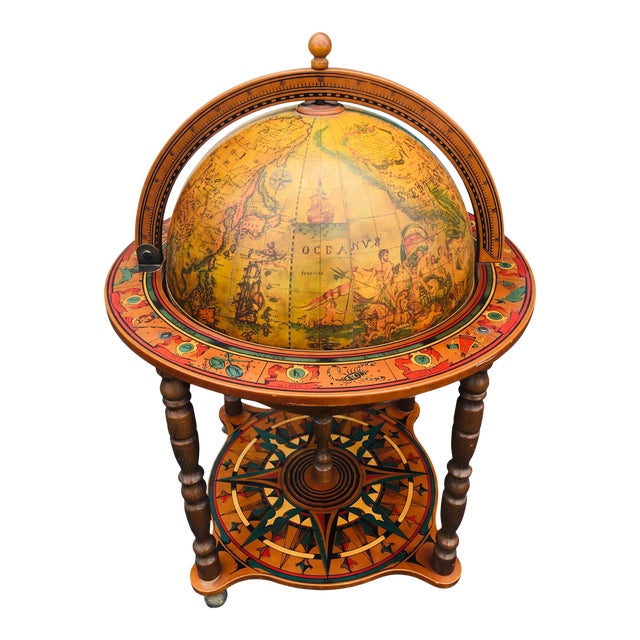 Vintage World Globe/Bar Chairish