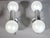 Space Age Chrome Wall Lights by Motoko Ishii for Staff, 1970s, Set of 2 For Sale - Image 11 of 13