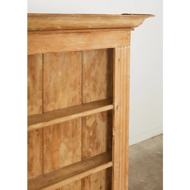 18th Century French Provincial Pine Farmhouse Dresser With Cupboard For Sale In Sacramento - Image 6 of 12