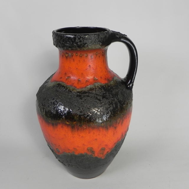 Mid-Century Modern Vintage Fat Lava Jug-Vase from Carstens Tonnieshof, 1960s For Sale - Image 3 of 17