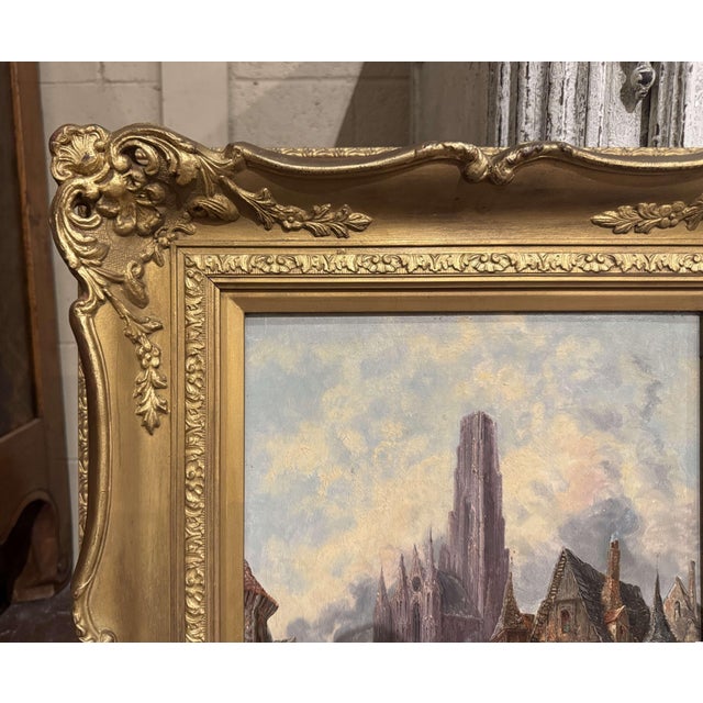 Pair of Early 20th Century French Views by British Artist Alfred Bentley For Sale - Image 14 of 18