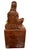 Antique Chinese Soapstone Guanyin Foo Dog Sculpture Gemstone Fan Co 7.75" For Sale - Image 4 of 7