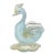 Vintage Murano Sky Blue White Gold Flecks Italian Art Glass Mid Century Bird Duck Figurine Sculpture For Sale