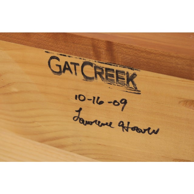 Gat Creek 2 Drawer Studio Crafted Cherry Nightstand For Sale - Image 15 of 15