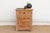 Tan Reclaimed Wood Floral Bedside Cabinet For Sale - Image 8 of 8