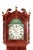 Antique Mahogany 8 Day Painted Face Longcase Clock For Sale - Image 3 of 12