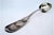 Silver Soup Ladle with Grooves For Sale - Image 6 of 7