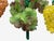 1950s Italian Modern, Murano Glass, Art Glass, Grape Bunch Pendant Light, Italy, 1950s For Sale - Image 5 of 10