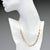 Contemporary 14KY High Polish Disc Dangles Necklace For Sale - Image 3 of 3