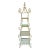 Italian Scrolled Pagoda Top Wrought Iron Etagere For Sale