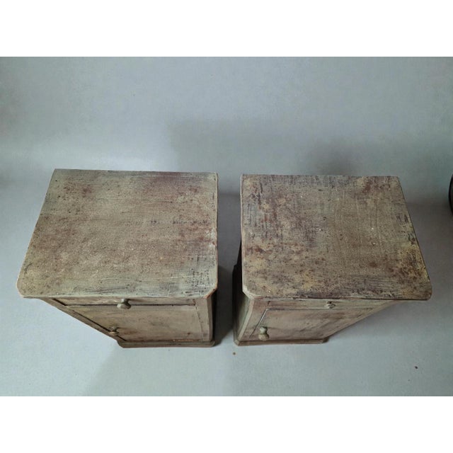 Antique Bedside Tables, 1890s, Set of 2 For Sale - Image 4 of 10