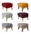 Contemporary Sand Smoked Oak Raf Simons Vidar 3 My Own Chair Footstools by Lassen, Set of 4 For Sale - Image 3 of 5