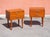 Vintage Teak Veneer Bedside Tables, Denmark, 1960, Set of 2 For Sale - Image 9 of 13