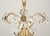 Bagues Style Gold Finish Foliate Glass Chandelier For Sale - Image 4 of 12