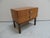 Brown Mid-Century Modern Side Table with Drawers, 1950s For Sale - Image 8 of 11