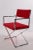 Virtue Chrome Directors Chair by Virtue Bros. Of Los Angeles / Bon Marche For Sale - Image 4 of 9