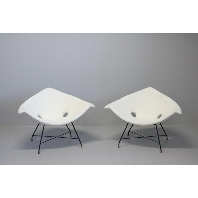 1950s Kosmos Italia Armchairs by Augusto Bozzi for Saporiti, 1950s, Set of 2 For Sale - Image 5 of 18