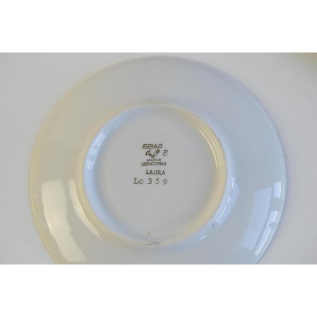 Vintage Cups and Saucers from Epiag, 1950, Set of 6 For Sale - Image 9 of 18