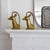 Mid-Century Modern Mid Century Ibex Brass Bookends For Sale - Image 3 of 10