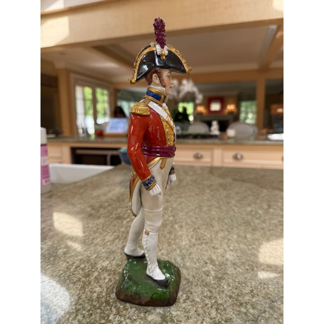 1910s Sitzendorf German Porcelain Figure or a Grenadier Guard of the Guards Order For Sale In New York - Image 6 of 8