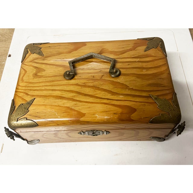 Vintage Decorative Wooden Box For Sale - Image 10 of 10
