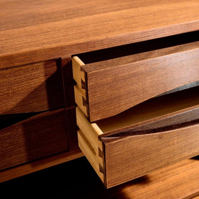 Teak Bureau Desk, 1960s For Sale - Image 17 of 18