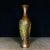 Pair of Gilt Bronze Vases With Dragon & Phoenix Relief — Dragon-Phoenix Auspicious Motif For Sale - Image 4 of 9