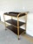 Modern Hooker Furnishings Gold Bar Cart With Removable Tray. For Sale - Image 3 of 9