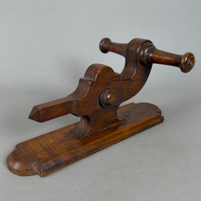 Vintage Carved Turned Wooden Wall Coat Rack, 1960s For Sale - Image 11 of 11