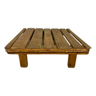 Coffe Table in Spruce For Sale