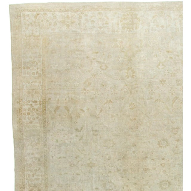 Antique Circa 1890 Subdued Sultanabad Rug 11' X 15'6 For Sale In New York - Image 6 of 8