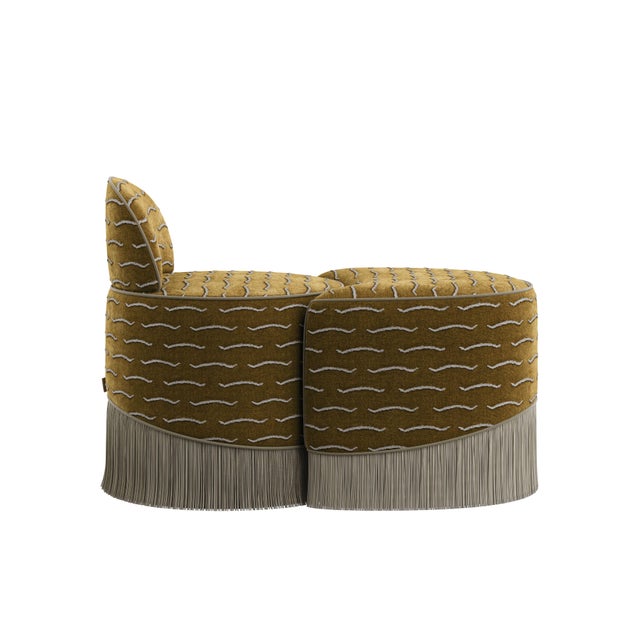 Set of Lila Stool and Ottoman by Ottiu For Sale - Image 6 of 15