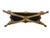 Wood 1960s Giltwood Bench With Versace Upholstery For Sale - Image 7 of 7