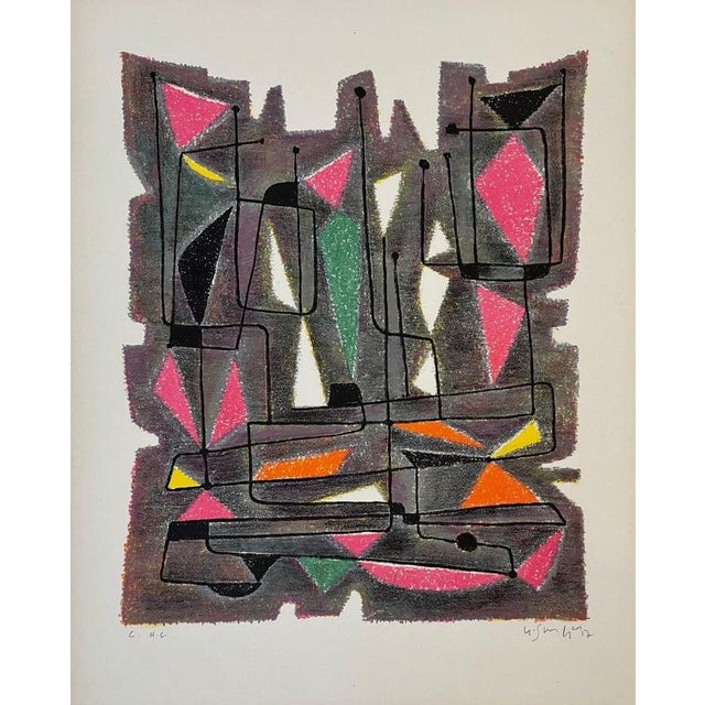 Gustave Singier, The Fury of Nicolas De Bocagne, 1957, Lithograph For Sale - Image 6 of 6