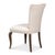 2020s Louis XV Dining Chairs in Cream with Dark Brown Legs, Sets of 2 For Sale - Image 5 of 12