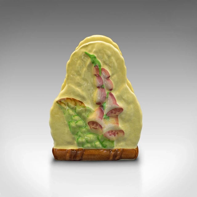 1940s Vintage English Ceramic Decorative Toast Rack For Sale - Image 4 of 9