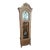1980s Ethan Allen French Country Bisque Grandfathers Clock Franz Hermle German Works For Sale
