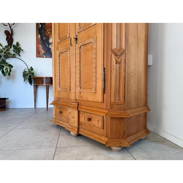 Vintage Farmhouse Wardrobe, 1980s For Sale - Image 10 of 13