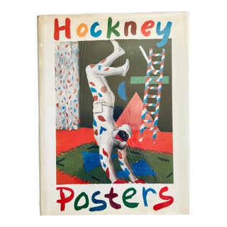 1987 "Hockney Posters" 1st Edition Large Art Collector's Book For Sale